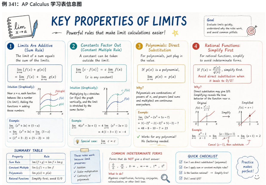 Please create a mathematical visualization infographic about