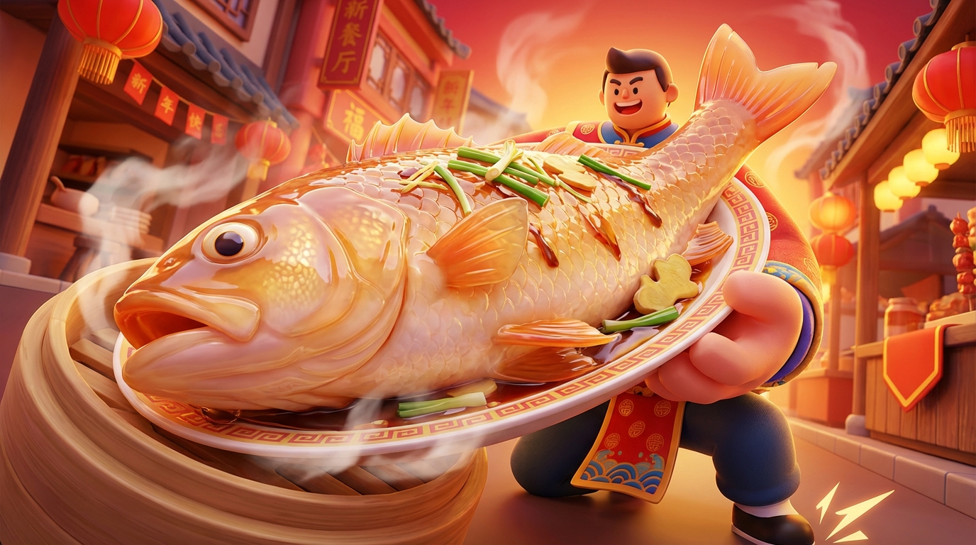Grand Perspective New Year Food Illustration