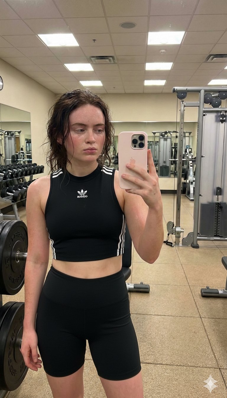 Sadie Sink Gym Photo