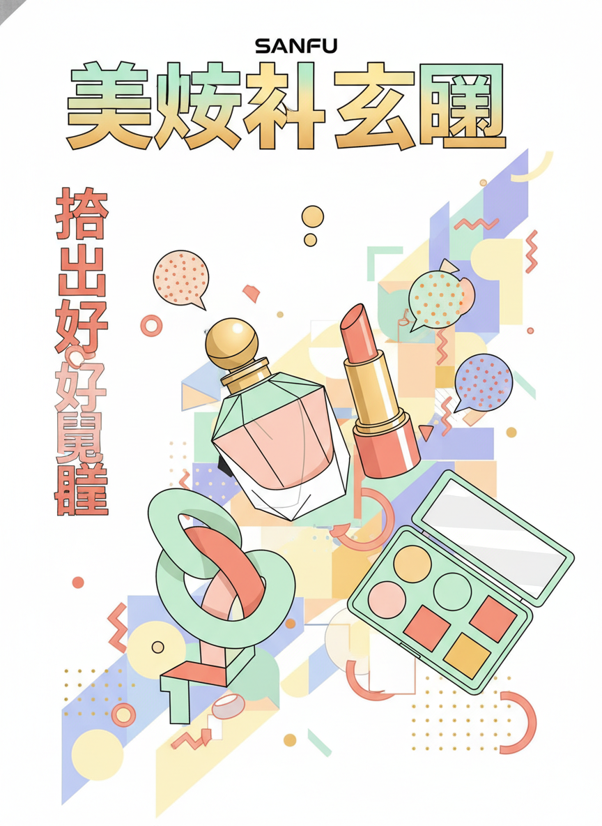 Memphis风格品牌推广海报 #8