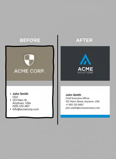 Before & After Design Comparison