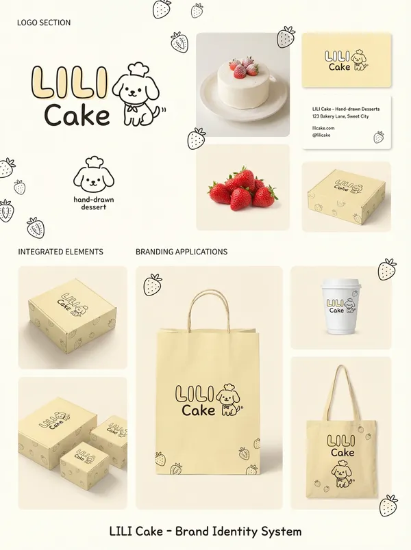 Cake Shop Brand Visual Identity