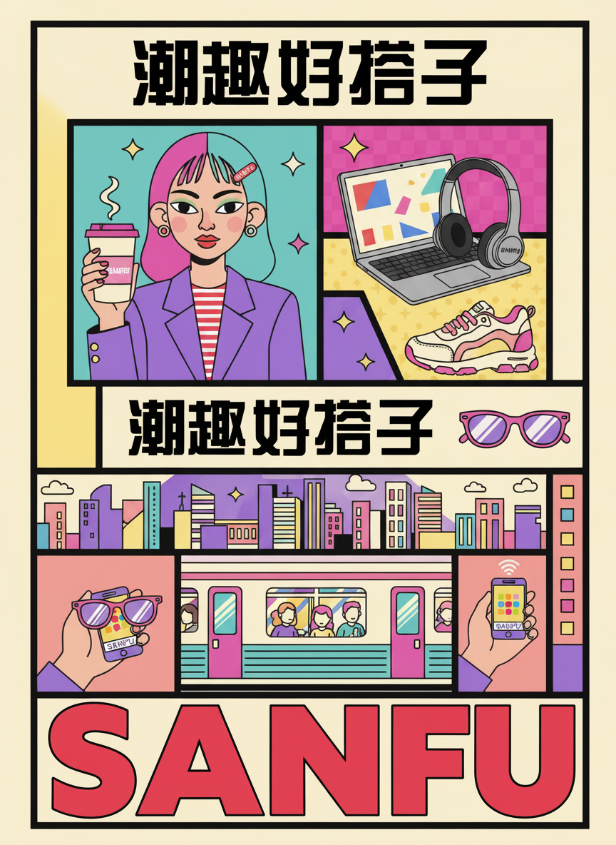 SANFU Brand Poster Redesign