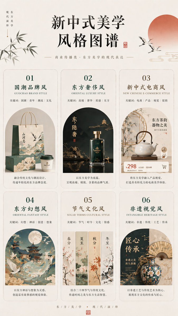新中式美学风格图谱